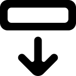 Arrow Down 272 SVG Icon